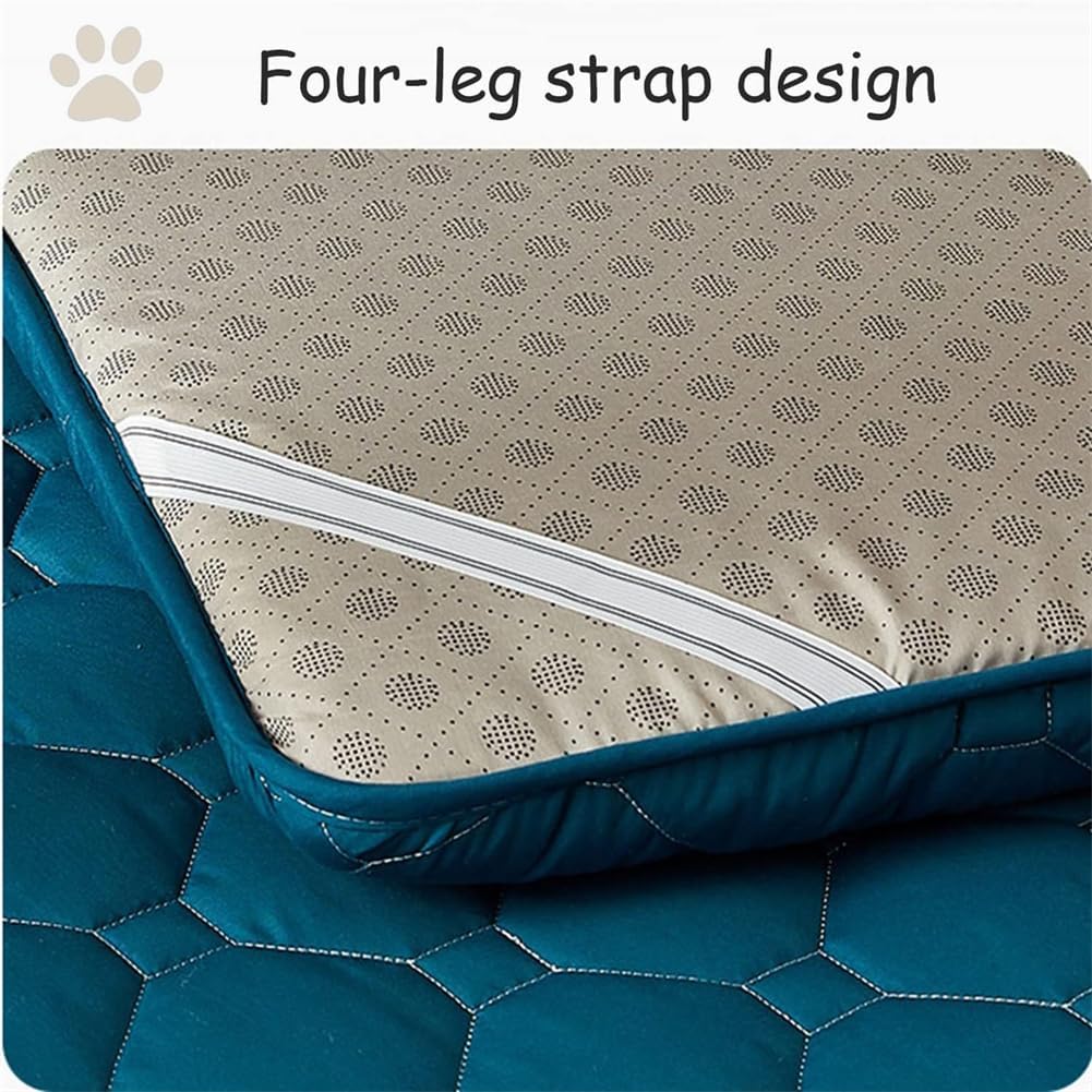 SAAKO Tatami Mat – Colchón delgado para dormir, colchón plegable portátil japonés con parte inferior antideslizante, futón Shiki, colchón de futón
