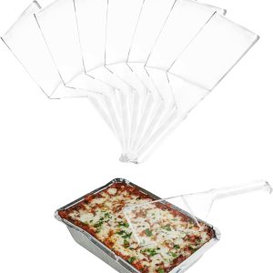 Party Bargains Paquete de 8 Espátula de plástico transparente desechable, utensilios de cocina resistentes para servir tostadas francesas, huevos, Party Bargains Paquete de 8 Espátula de plástico transparente desechable, utensilios de cocina resistentes para servir tostadas francesas, huevos,
