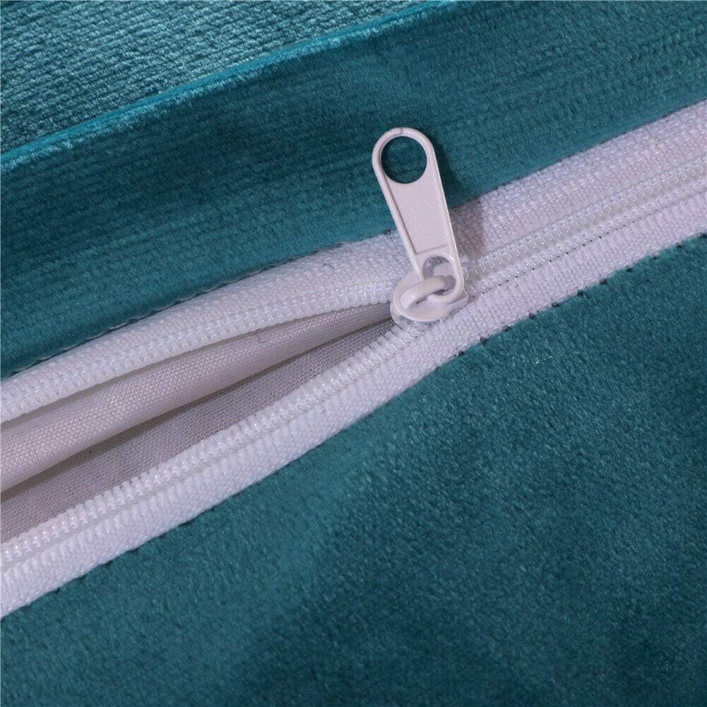 Pañuelo de terciopelo de lujo, toalla de cola de cama, decoración de ropa de cama para el hogar, hotel, dormitorio (857# azul cielo, 50 x 260 para