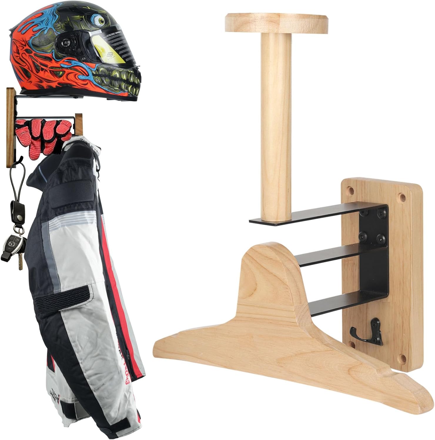 CuffUp Soporte para casco de motocicleta, Airsoft táctico, soporte de pared para casco con gancho para motocicleta, ciclismo, rugby, soporte de