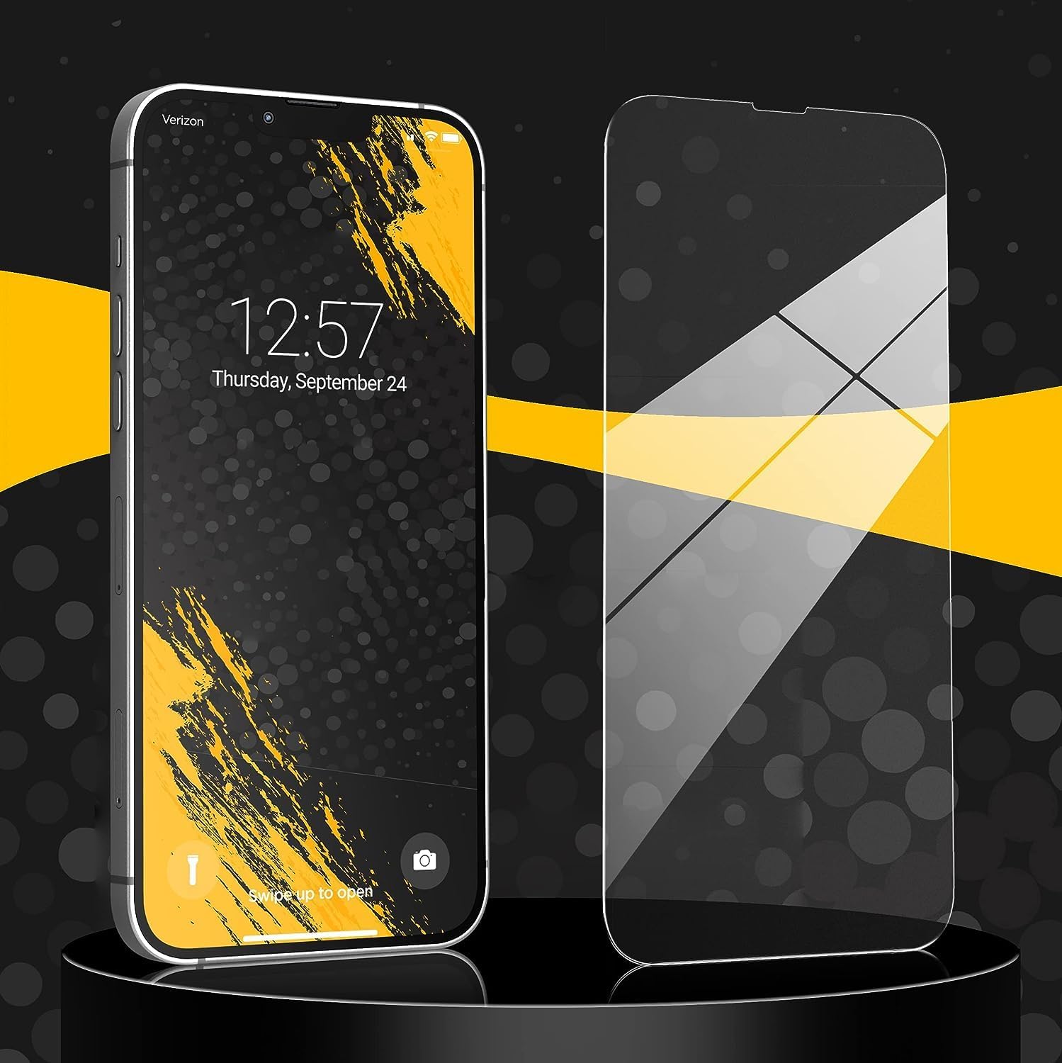 magglass Vidrio templado para iPhone 15 Plus Protector de pantalla y protector de lente de cámara con aplicador (HD)