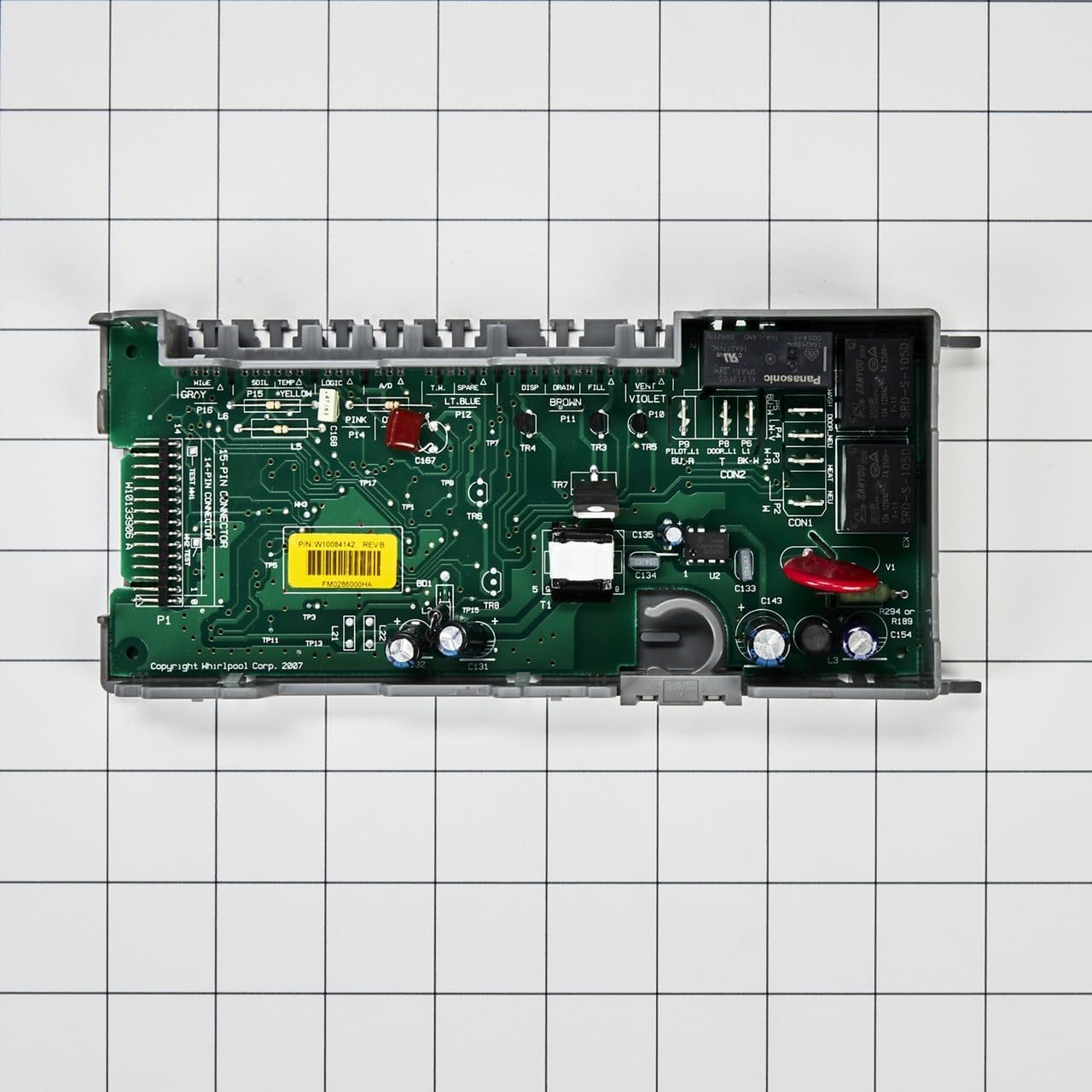 Whirlpool WPW10084142 OEM Lavavajillas Tablero de Control Electrónico