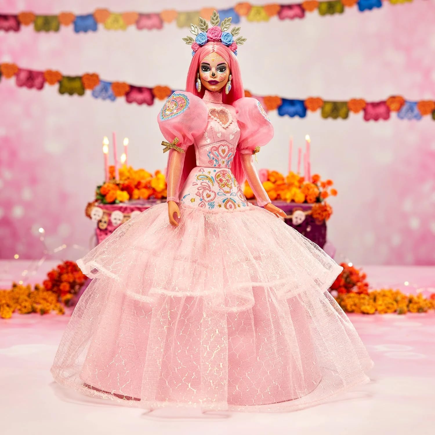 Barbie 2023 Día De Muertos x Muñeca Magnolia Rosa Edición Limitada, HJX16