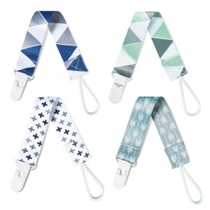 Clips para chupete para bebé, paquete de 4 soportes para chupones sin BPA y correas para mordedor, se adapta a todos los chupetes, juguetes de Clips para chupete para bebé, paquete de 4 soportes para chupones sin BPA y correas para mordedor, se adapta a todos los chupetes, juguetes de