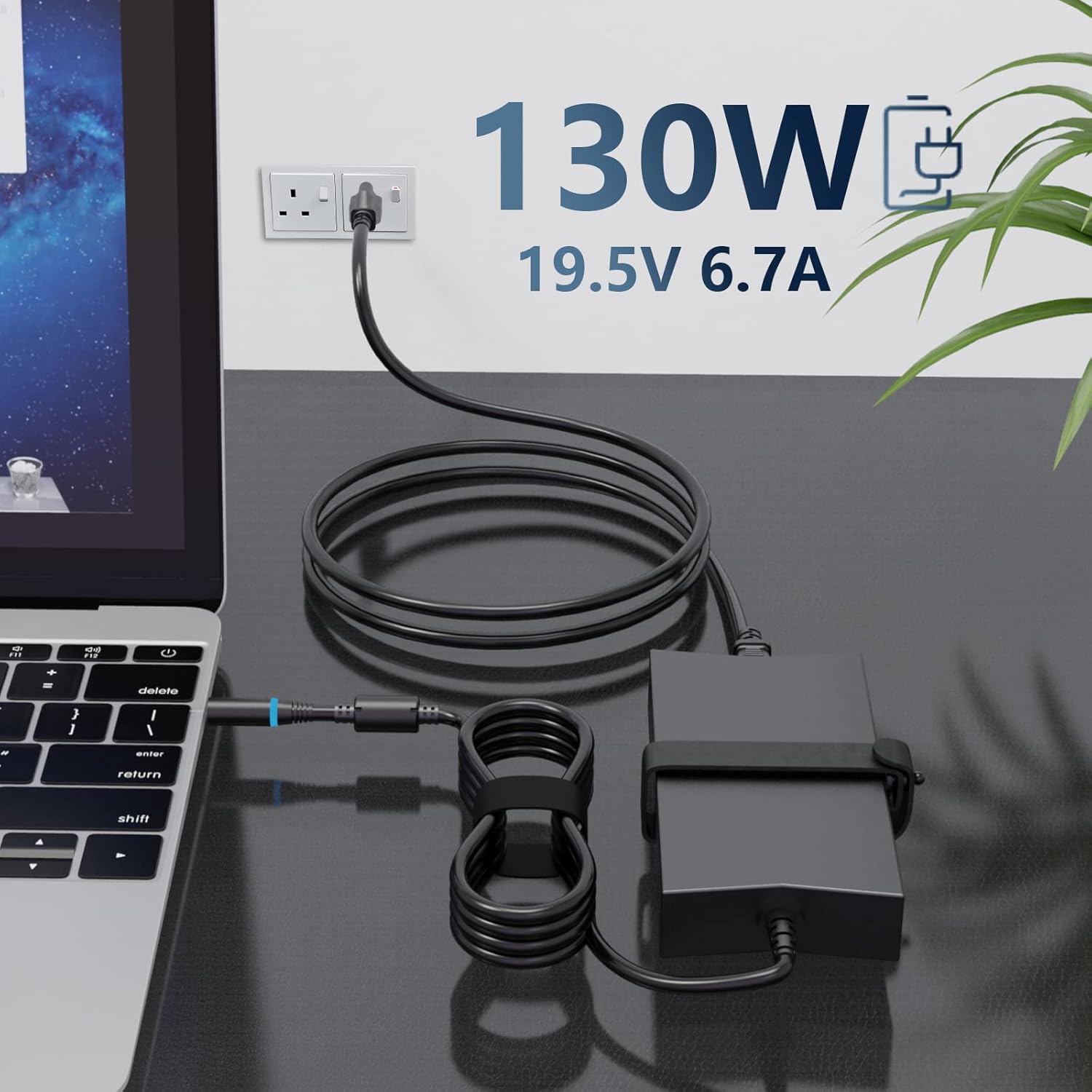 Nuevo cargador de CA de 130 W para Dell XPS 15 L502X L501X 17 L702X Dell Inspiron 15 7000 7559 Dell G3 G5 PA-4E LA130PM121 DA130PE1-00 JU012 CM161