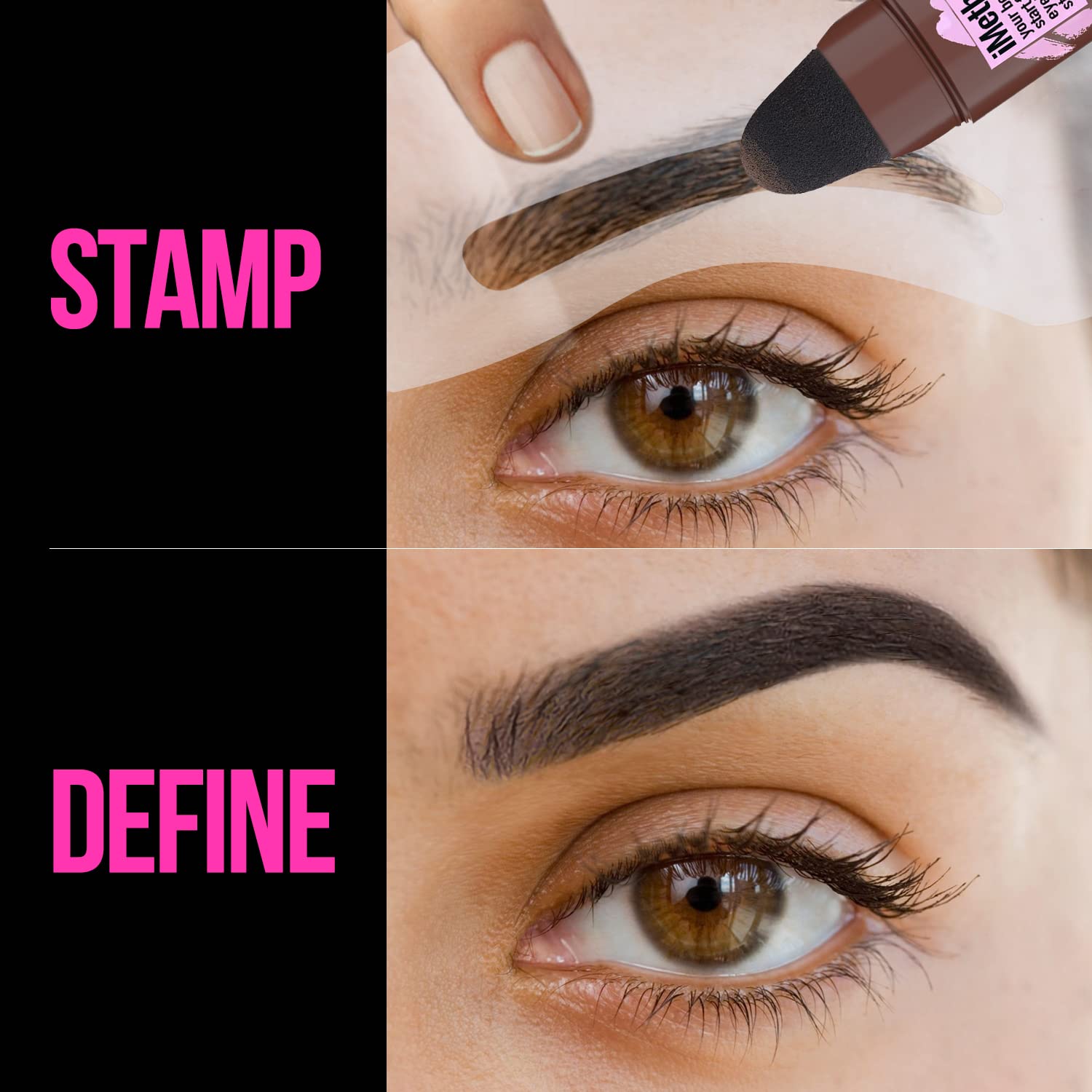 iMethod Kit de sellos de cejas para cejas, repuesto para cejas, color rubio