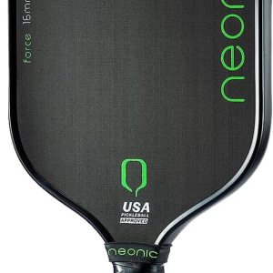 Force – Paleta de pickleball de fibra de carbono de 0.630 in, paleta profesional alargada termoformada con inyección de espuma Unibody Force – Paleta de pickleball de fibra de carbono de 0.630 in, paleta profesional alargada termoformada con inyección de espuma Unibody