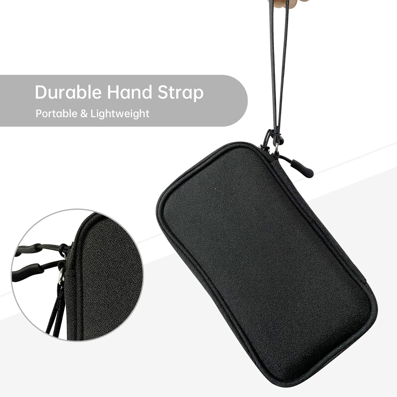 Organizador de electrónica, pequeño organizador de electrónica, organizador de cables electrónicos, estuche de viaje, organizador de bolsa de