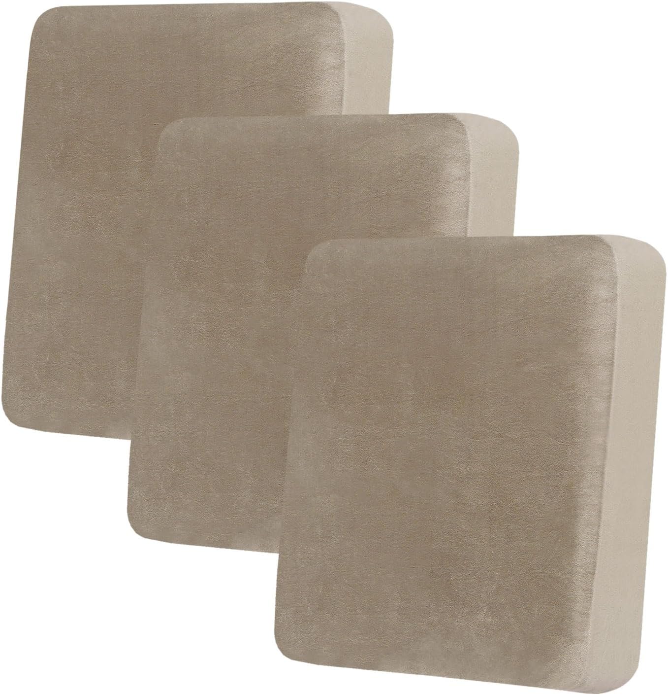 hyha Fundas de cojín de terciopelo para sofá, fundas de cojín suaves para sofá seccional, fundas de sofá mágicas lavables, fundas de sofá para sofá