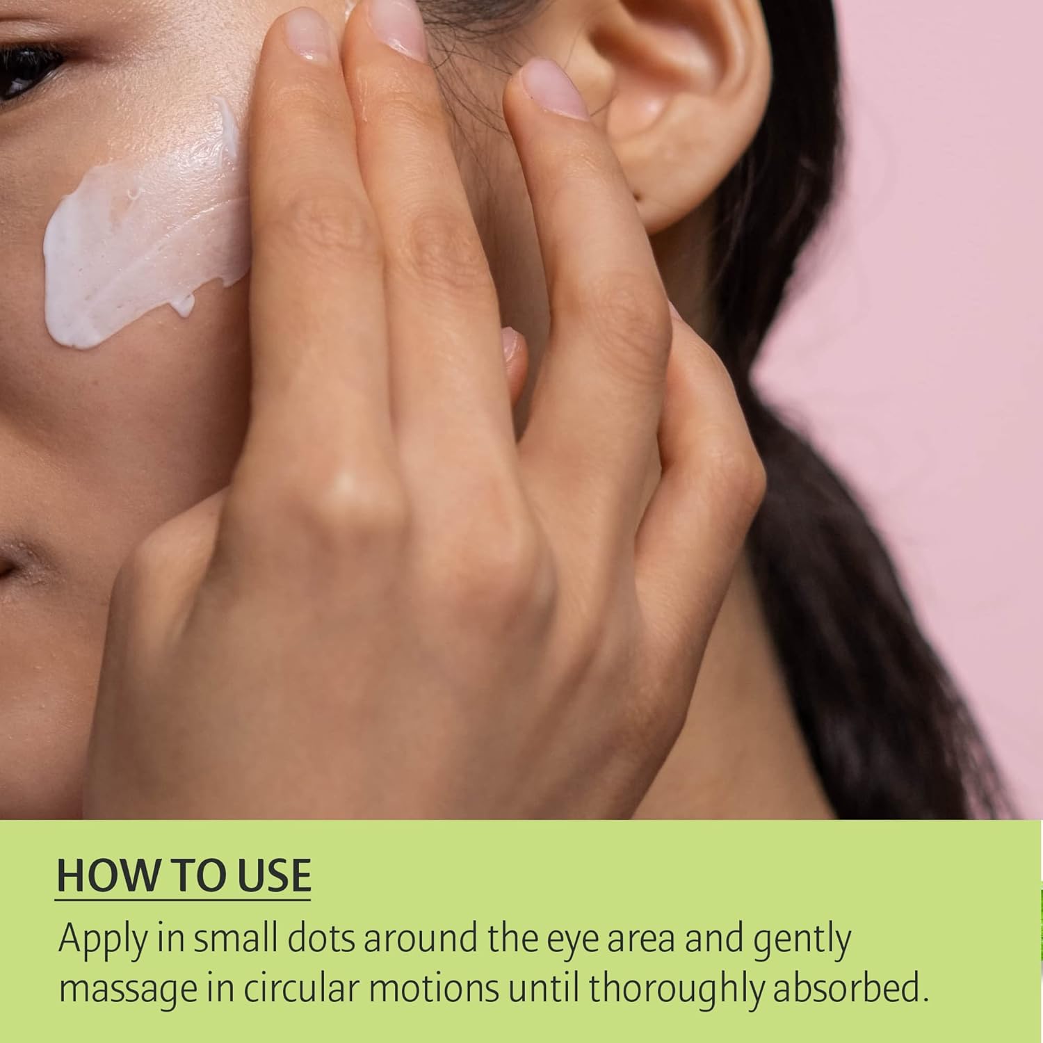 AnnuVe Skin Renewing Eye Cream  Crema reparadora de ojos  Crema debajo de los ojos para ojeras e hinchazón  Adecuado para pieles delicadas debajo de