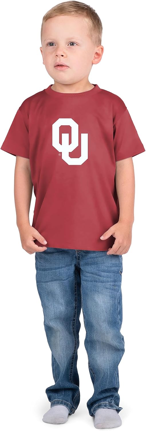 Little King Camiseta de la NCAA para niños y niñas, tallas 2T 3T 4T