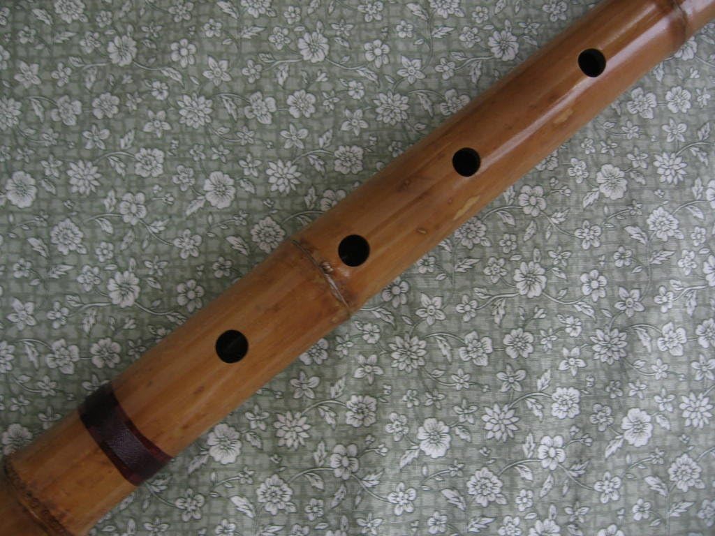 1.8 Pentatonic Shakuhachi sin Root End 5 Agujeros – Instrumento Zen Tradicional Notas reproducidas DFGAC