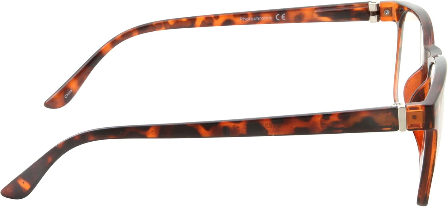 grinderPUNCH Lente de transición  Gafas de lectura fotocromáticas  Lectores transparentes se convierten en gafas de sol al sol  UV400