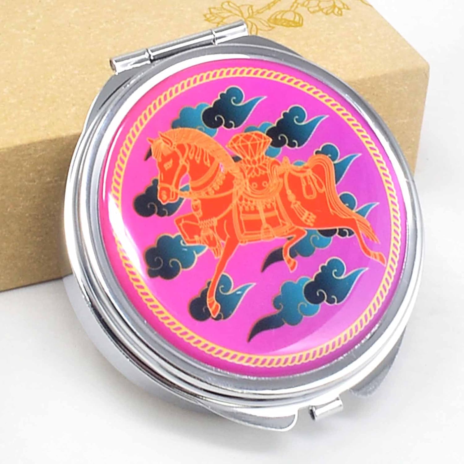 Cajas de píldoras de abundancia de Feng Shui con Windhorse Home Harmony &Balance Paz Riqueza Porsperidad Éxito Buena Suerte Pastilleros W5448