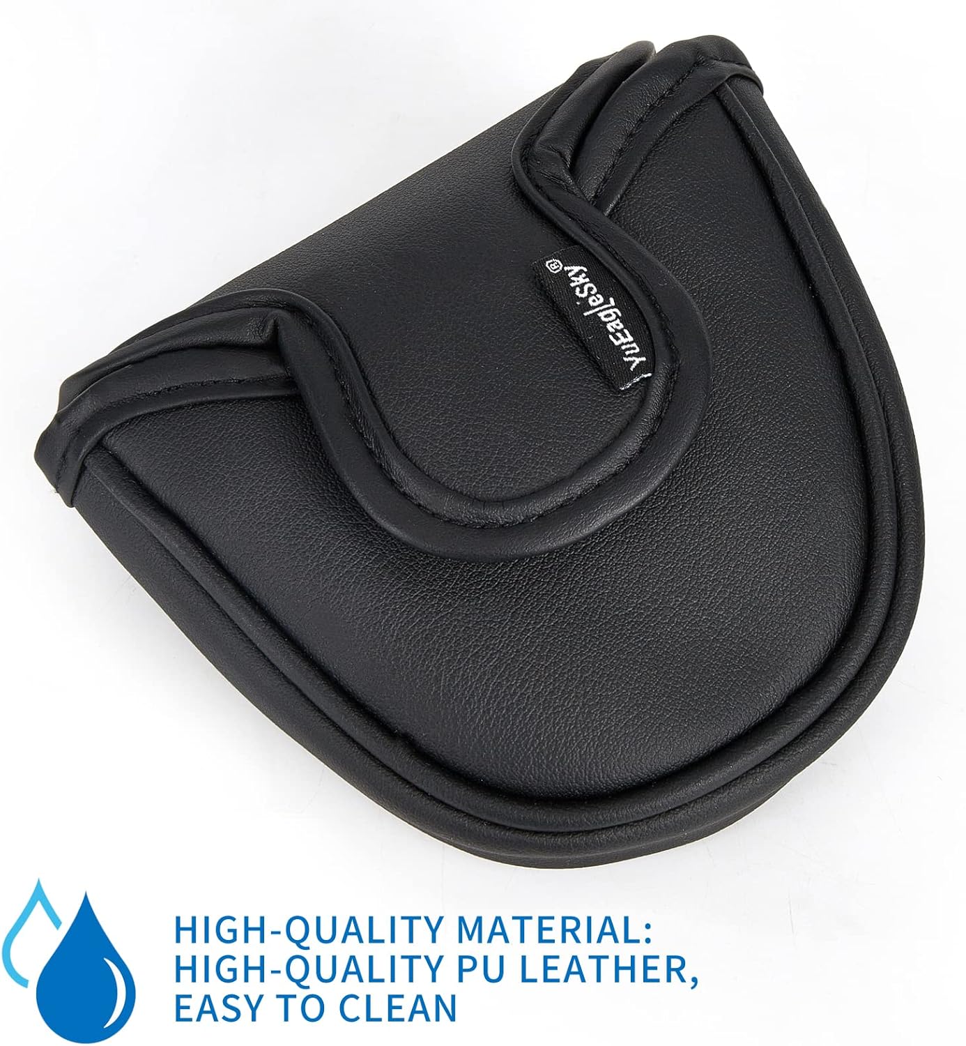 YuEagleSky Funda para cabeza de palo de golf con diseño de bandera de Estados Unidos, cierre magnético, material de poliuretano duradero, paquete