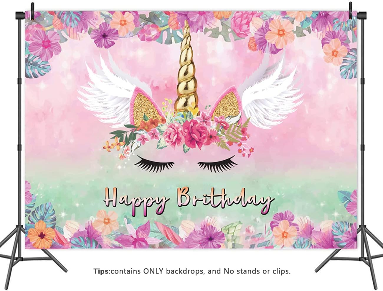 LTLYH – Fondo de unicornio rosa para fotografía de 5 x 3 pies, diseño de unicornio rosa con temática de unicornio, decoración de fiesta de