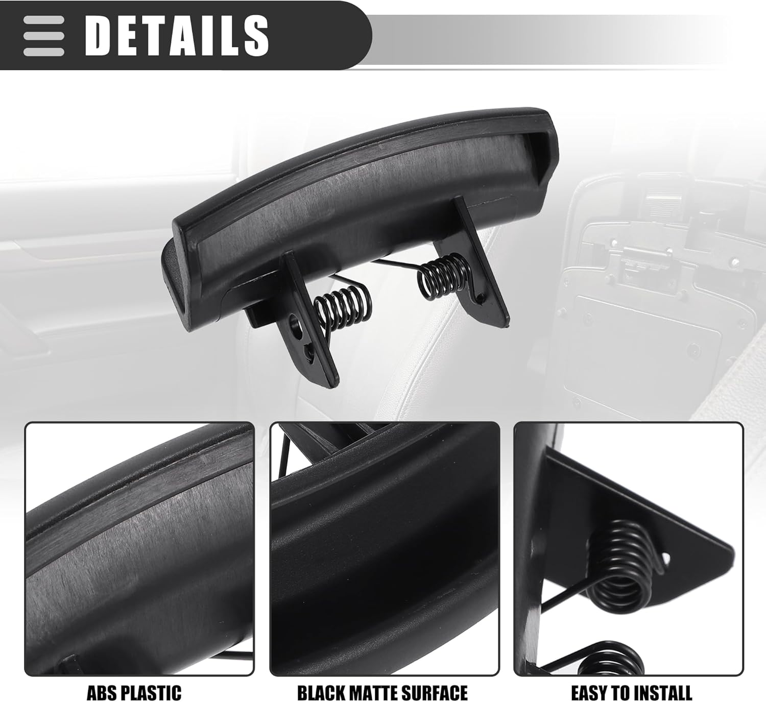 Motoforti Pestillo de consola central, para Ford Escape 2013-2016, para Ford C-Max 2013-2018, cerradura de consola central, pestillo de tapa del