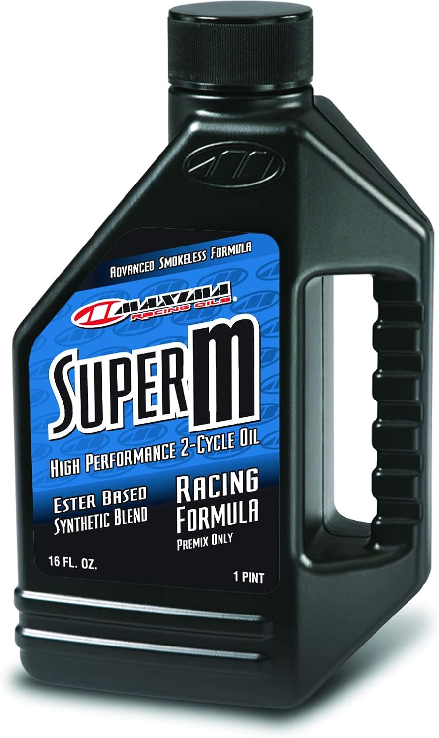 Maxima Racing Oils 20916-3PK Super M Premix 2-Stroke Premix Aceite de premezcla de 16 onzas, paquete de 3