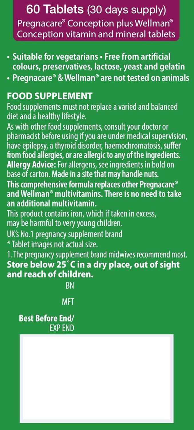 Vitabiotics – Pregnacare – His & Her Conception – 2×30 Tablets
