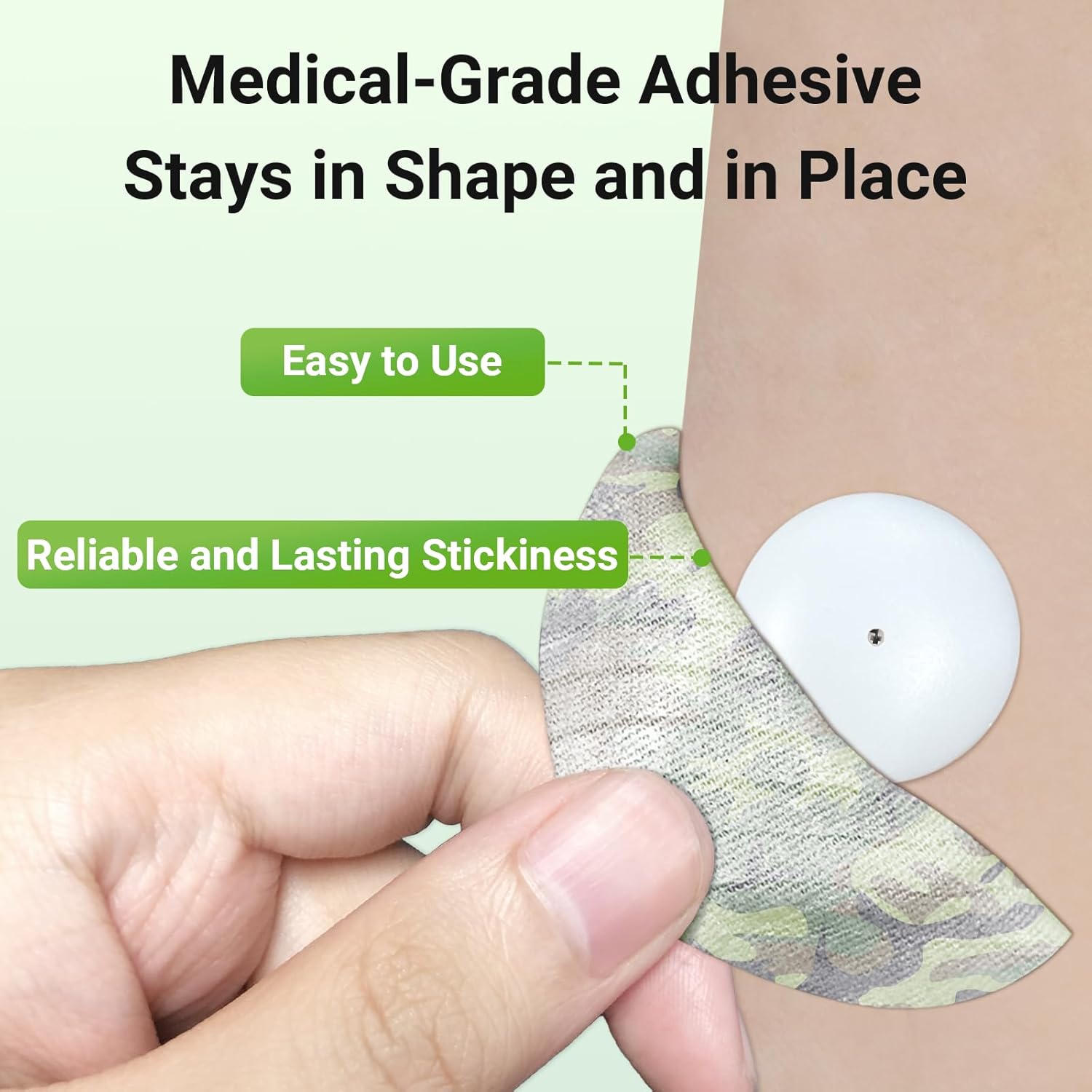 Freestyle Libre – Parches adhesivos con 3 sensores, protector de cinta de sensor estampado, cinta CGM, 16 piezas coloridas, impermeables y