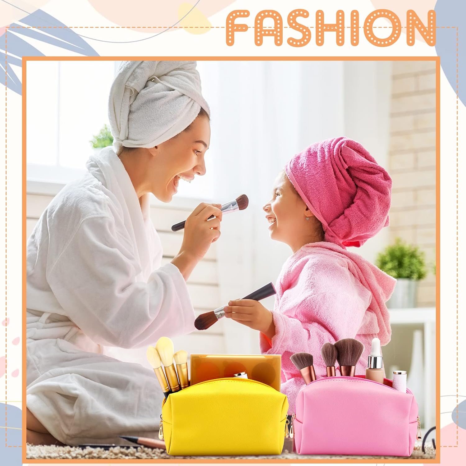 Kigeli 15 bolsas de maquillaje estéticas de piel sintética, bolsa de maquillaje, bolsa de cosméticos a granel, bolsa de cosméticos lisa a granel,