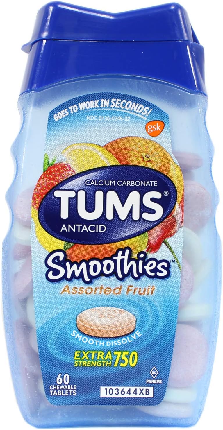 SMOOTHIES ASST FRUT 60TB de SMITHKLINE BEECHAM ***