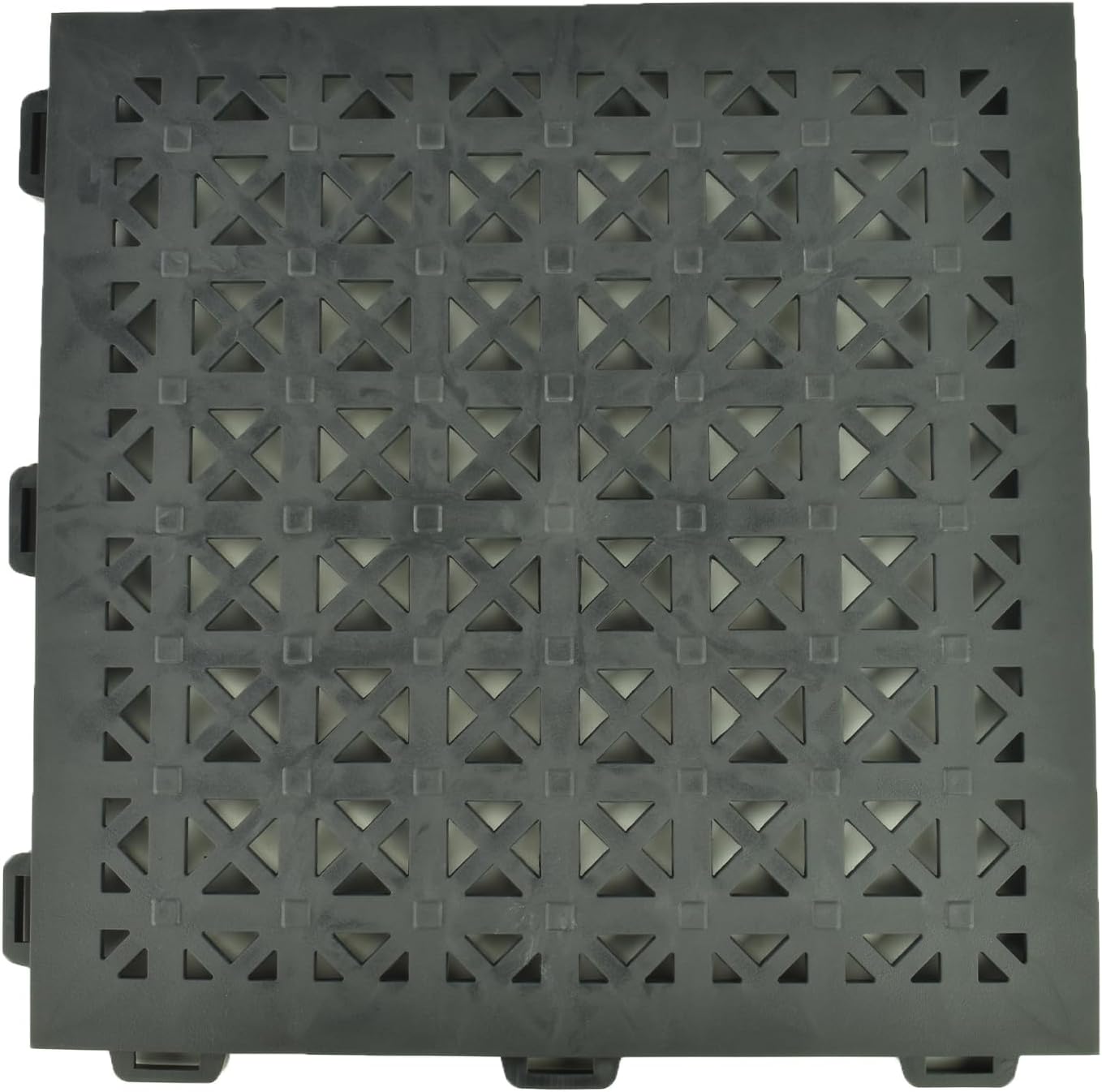Greatmats StayLock – Azulejos perforados, 1 x 1 pie x 0.5 pulgadas, cubierta de área húmeda para exteriores, paquete de 26