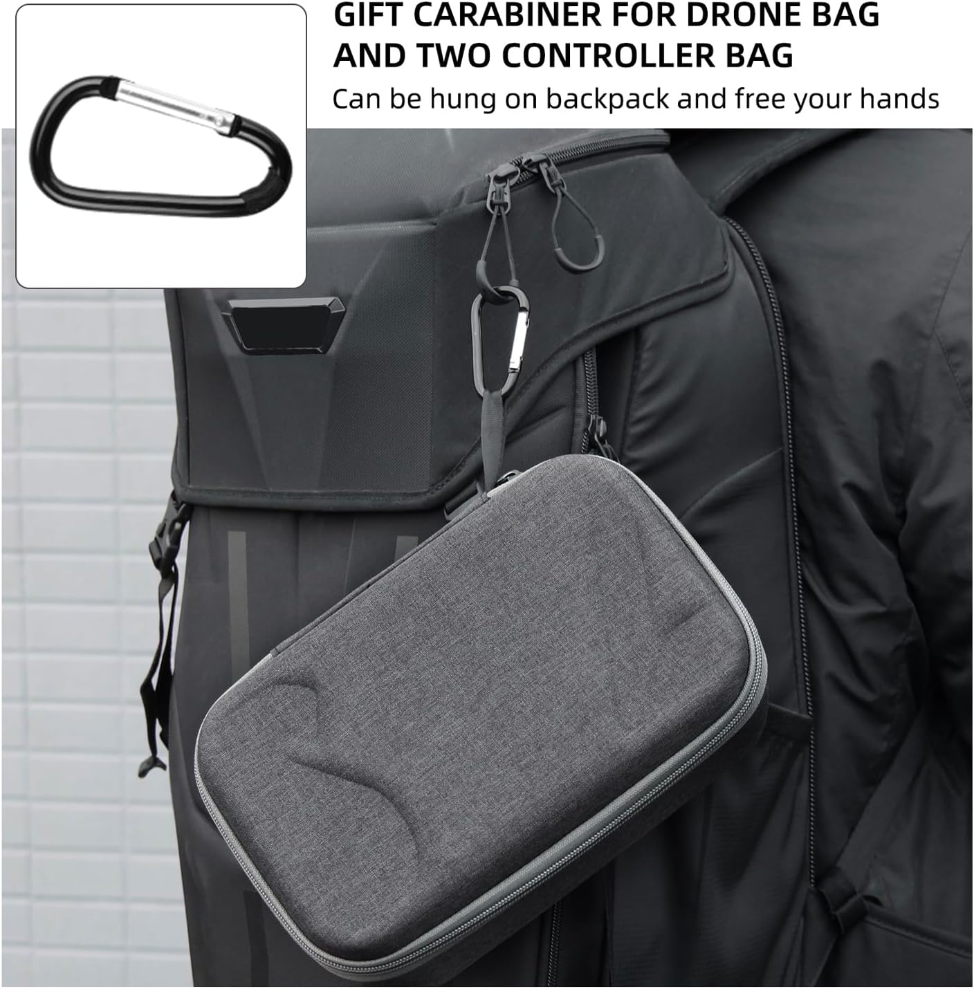 Ngaantyun Mini4 Pro Funda para DJI Mini 4 Pro Accesorios Drone Body Bag RC2 RC-N2 Controlador Remoto Viaje Llevar Shell Duro