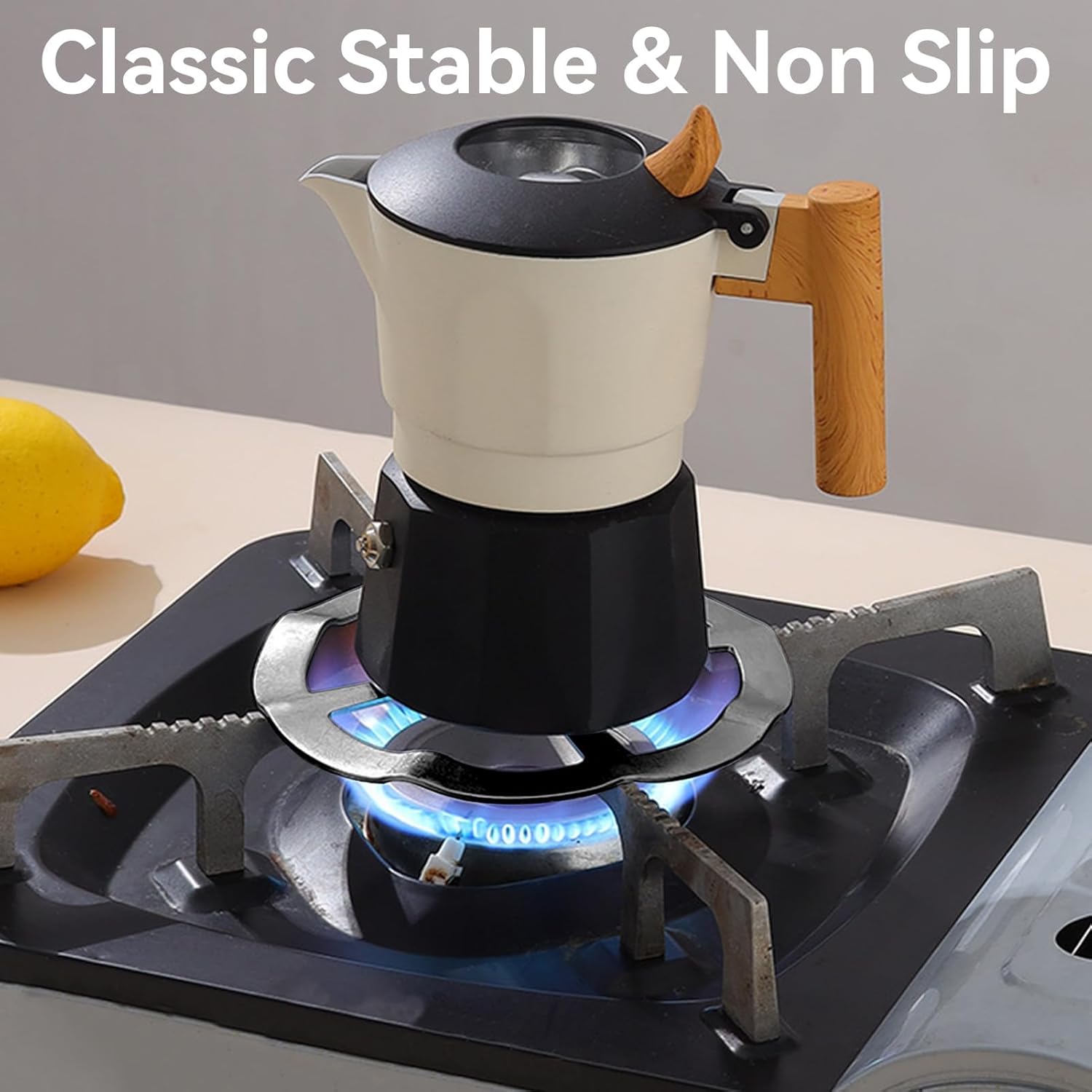 Anillo wok para estufa de gas, reductor de anillo de gas, soporte de wok, estufa superior, cocina, ollas de café a fuego lento, utensilios de cocina