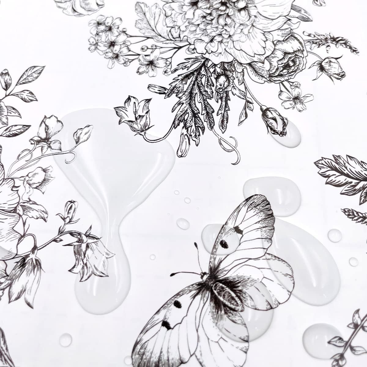 SimpleLife4U Revestimiento de estante fácil de aplicar, papel decorativo extraíble para muebles para espacios de trabajo, mesas de sofá, mariposas