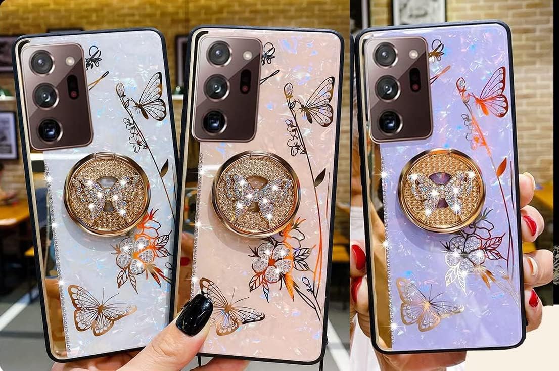 Funda para Samsung Galaxy A32 5G (no compatible con A32 4G) para mujeres y niñas, diseño de lujo, bonito diseño de diamantes de imitación de