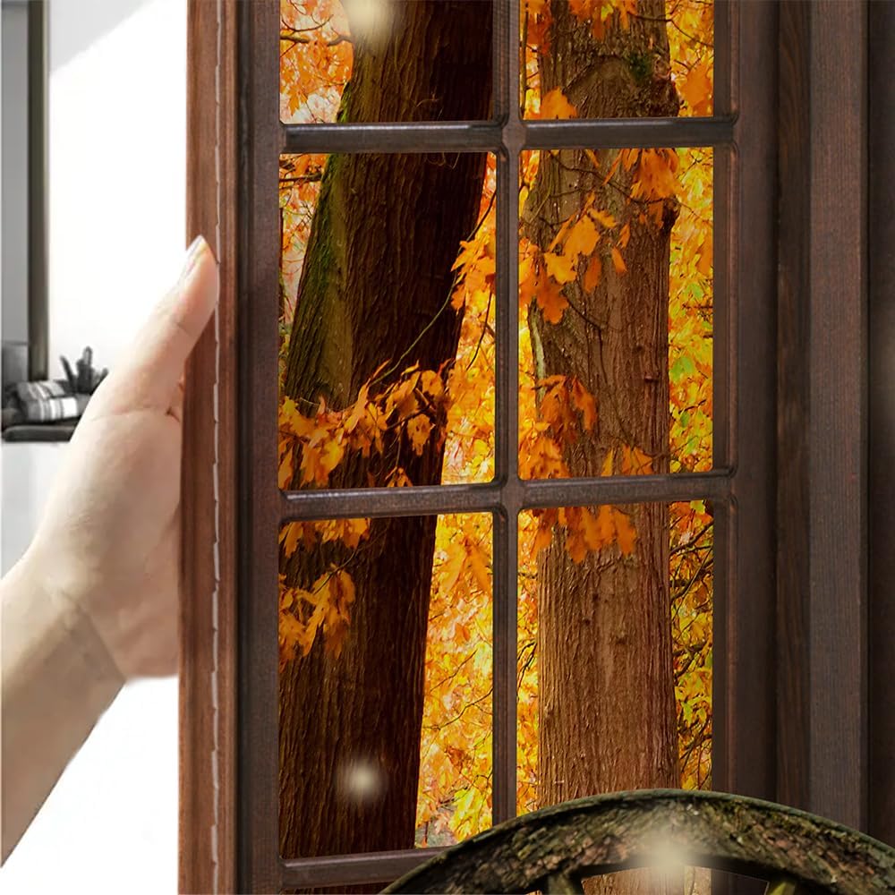 Cortina de ducha de otoño de Acción de Gracias, calabazas de pavo de granja, cosecha de bosque otoñal, juego de cortinas de ducha para decoración de
