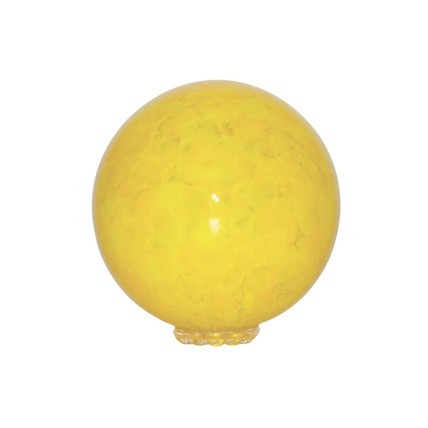 Yellow Pond Floats Balls – Available in 3 inches, 4 inches, 5 inches & 6 inches – Blown Glass – Made in Seattle – Dehanna Jones
