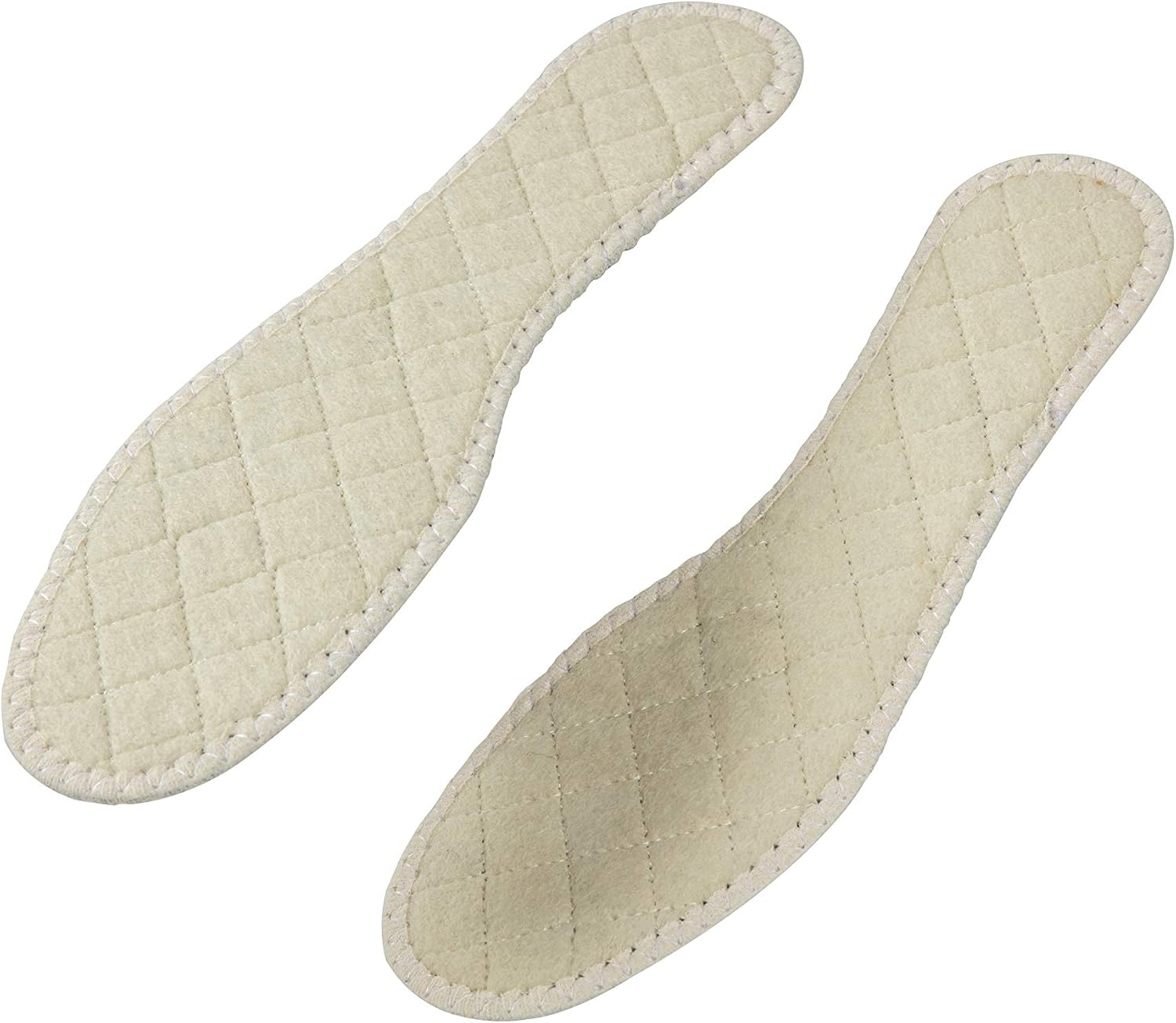 Plantillas de invierno de lana con capa aislante de aluminio y carbón activado para botas y zapatos, plantilla de repuesto para hombre y mujer,