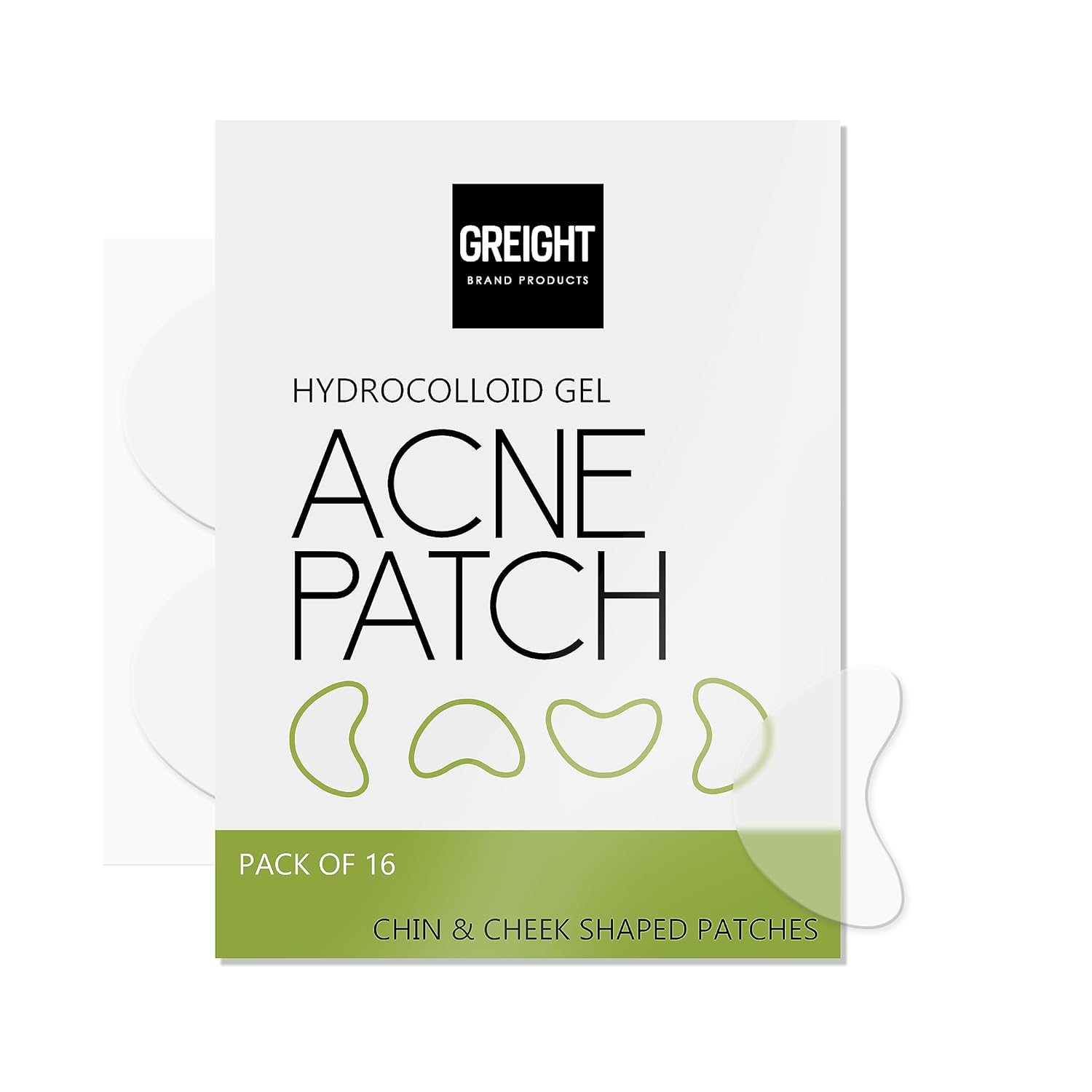 Parches de espinillas para la cara  (16 unidades) parches de acné hidrocoloide para cubrir granos e imperfecciones y brotes con  vegano, libre de