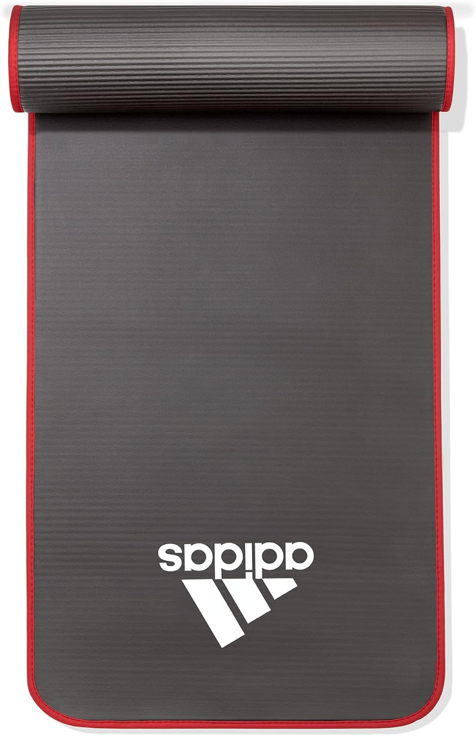 adidas Tapete de entrenamiento extra grueso de 0.394 in con correa de transporte y base texturizada antideslizante, tapete de entrenamiento