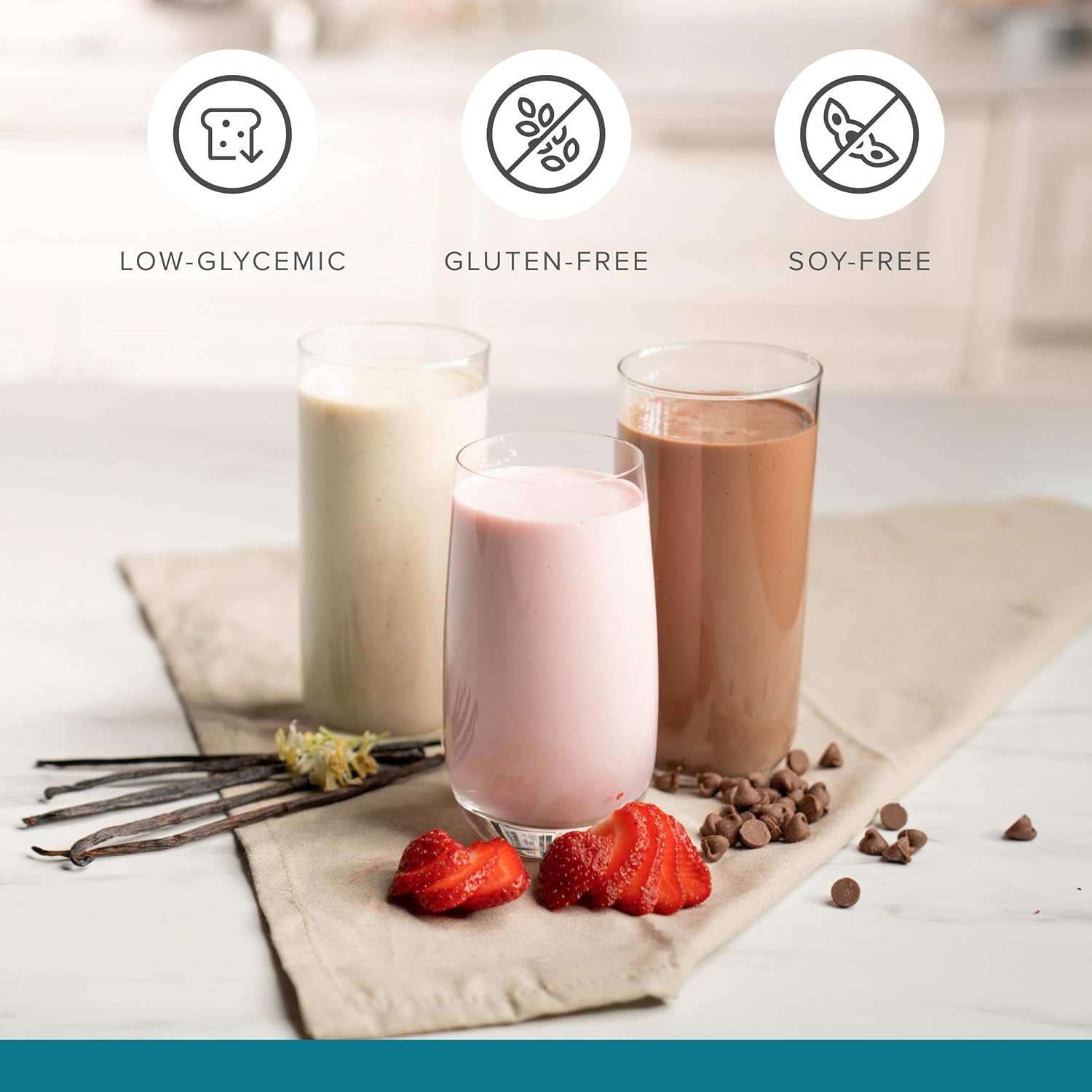 Malteada natural de cremoso chocolate holandés Isagenix isalean, 14x 1paquetes de comida x 2.2onzas, 30.1onzas en total