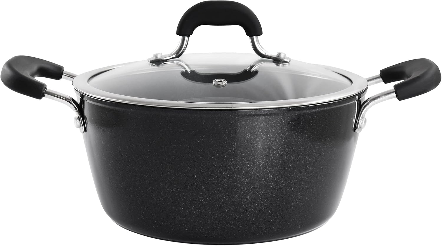 Horno holandés de 4.5 cuartos de galón con tapa en negro