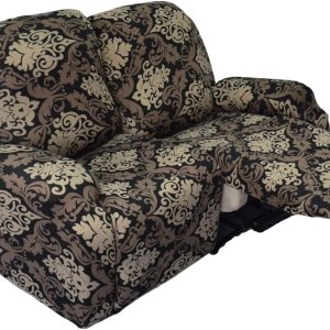 HAOYONG Fundas para sofá biplaza reclinable, 6 piezas, fundas elásticas para sofá reclinable de 2 cojines, fundas protectoras suaves para muebles HAOYONG Fundas para sofá biplaza reclinable, 6 piezas, fundas elásticas para sofá reclinable de 2 cojines, fundas protectoras suaves para muebles