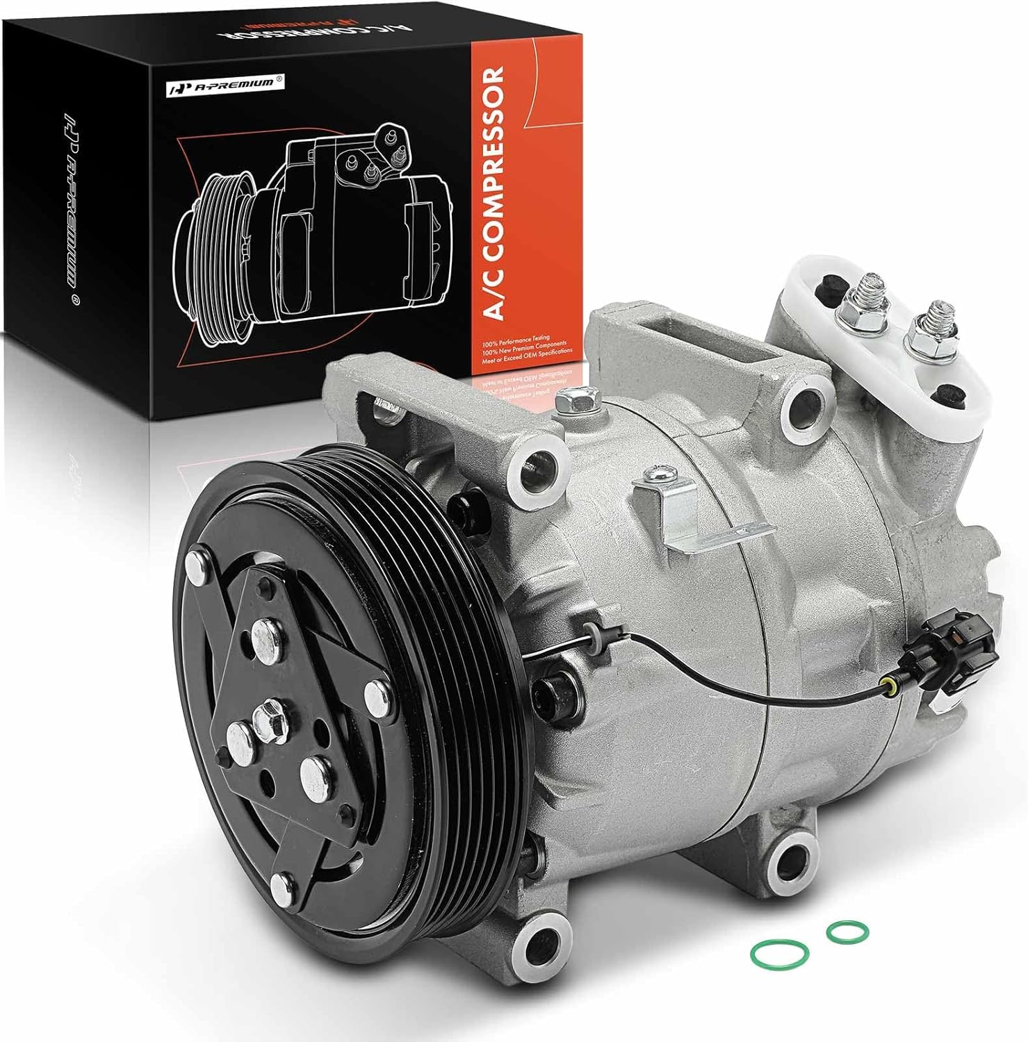 A-Premium Compresor de aire acondicionado con embrague compatible con Nissan Maxima 1995-1996 e Infiniti I30 1996-1996, Reemplazo # 9260040U00