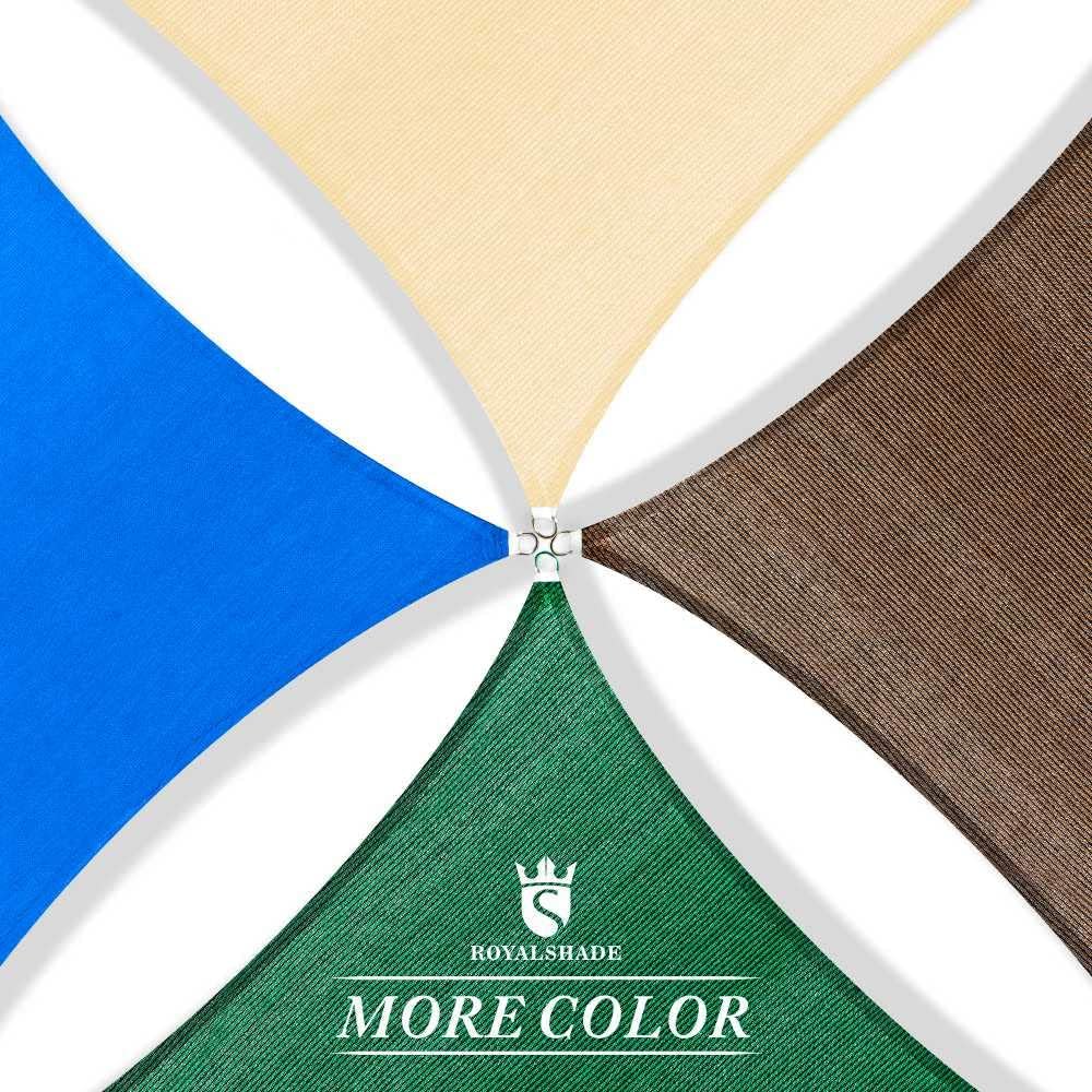 Royal Shade – Toldo de tamaño personalizable RTAPS12, parasol cuadrado, rectangular de malla que bloquea los rayos UV, duración estándar comercial,