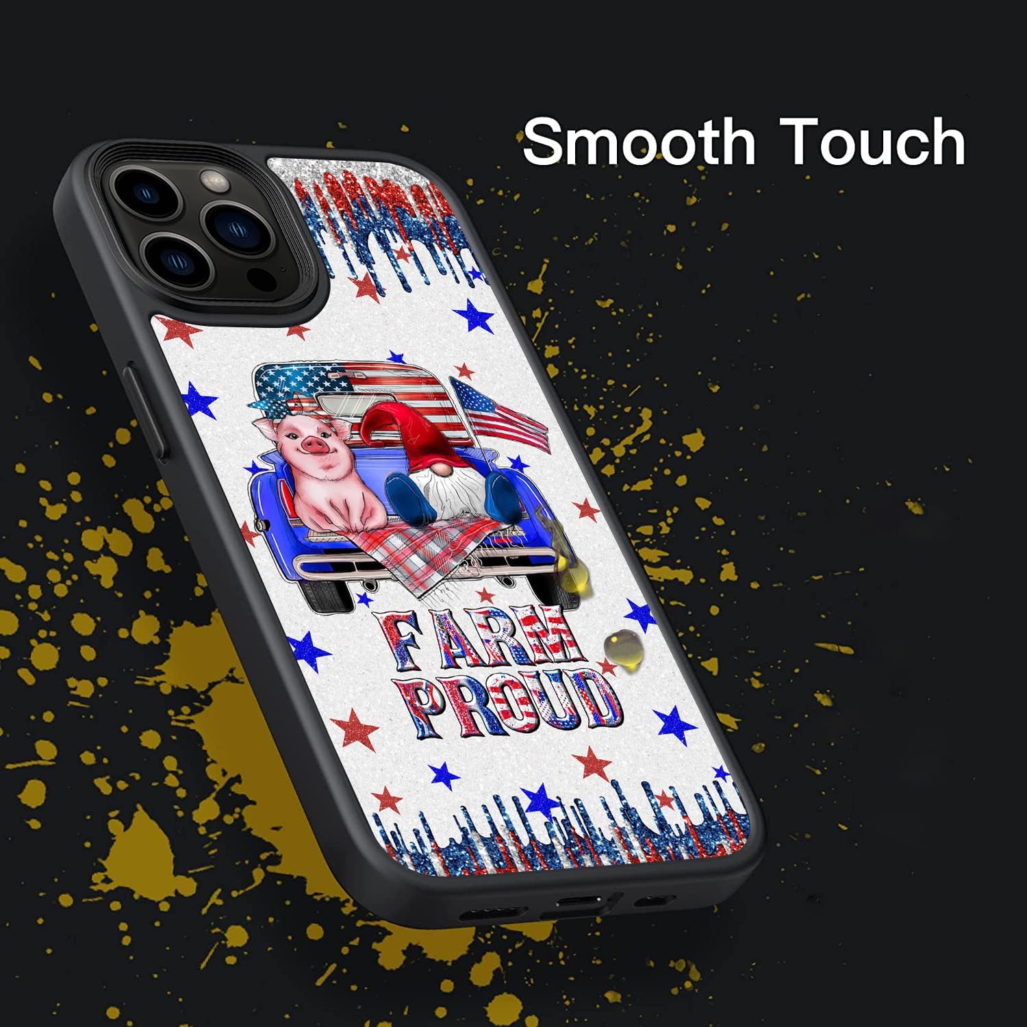 America Farm – Funda para teléfono compatible con iPhone 15, 14, 13, 12, 11 Pro Max, Samsung Galaxy S23 S22 S21 S20 FE Plus UltraA14 A54 A53 A03S