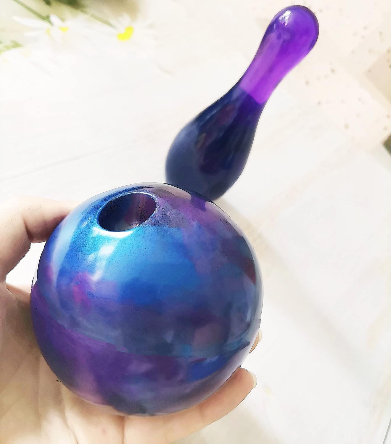 2 moldes de resina de silicona deportiva de bolos, divertidos moldes de fundición de silicona epoxi para bolos, deportes, pelota y entrenamiento de