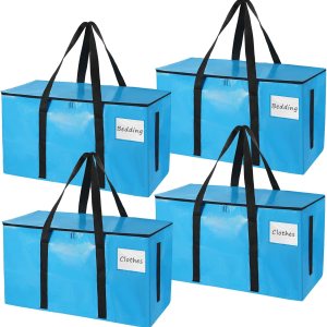 Bolsas de almacenamiento para ropa, bolsas de almacenamiento de ropa extra grandes con asa reforzada, contenedores de almacenamiento para organizar Bolsas de almacenamiento para ropa, bolsas de almacenamiento de ropa extra grandes con asa reforzada, contenedores de almacenamiento para organizar