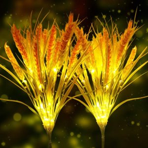 Idefair Luces solares de flores decorativas para exteriores, paquete de 2 luces solares de estaca de jardín para patio, césped, patio, camino Idefair Luces solares de flores decorativas para exteriores, paquete de 2 luces solares de estaca de jardín para patio, césped, patio, camino