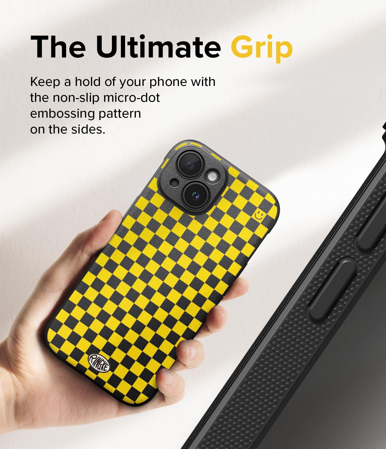 Ringke Onyx Se siente bien en la mano Funda compatible con Phone 2023 PL, tecnología antihuellas, antideslizante, agarre mejorado, a prueba de