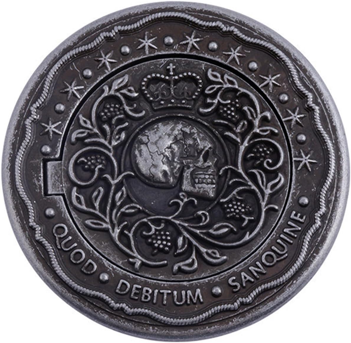 Blood Oath Marker Coin Novelty Metal Coins John Movie Props Cosplay Collecting Coin for Fans for Men Women Teen (Black Coin)