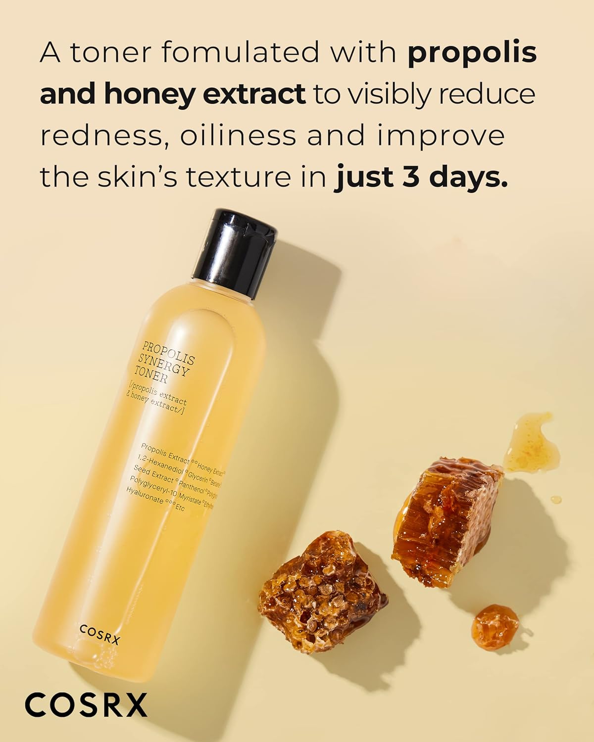 COSRX Honey Glow Ritual tóner de miel + suero duo, tóner coreano e hidratante para hidratación diaria, para todo tipo de piel, extracto de propóleo,