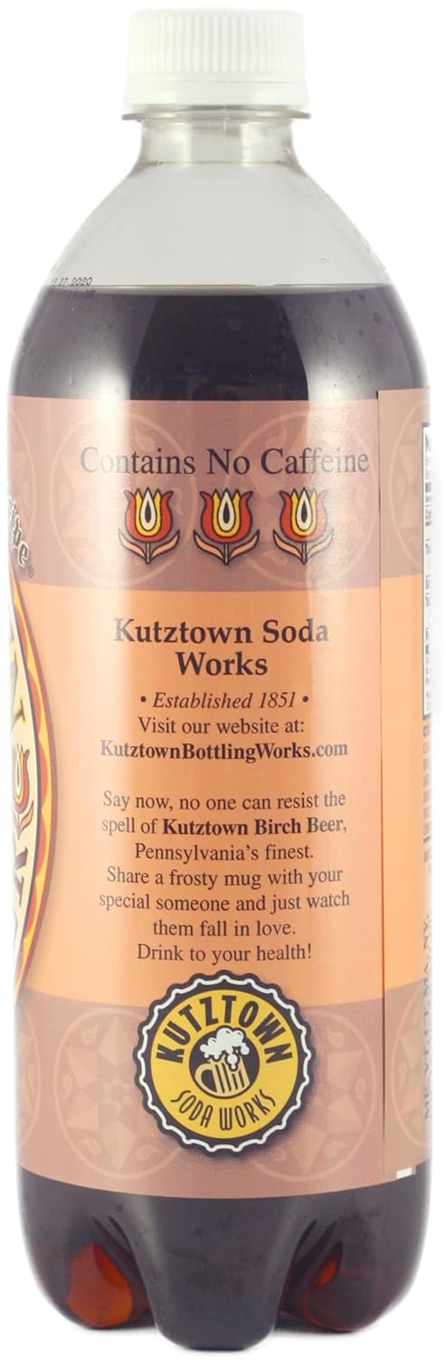 AmishTastes Birch Beer, Kutztown “Nix Besser” PA estilo holandés, 24 onzas (paquete de 8)