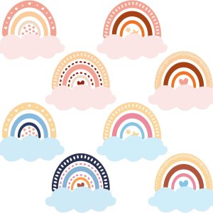 192 etiquetas de nombre de arco iris bohemias, placas de nombre de arco iris, etiquetas autoadhesivas para tablón de anuncios de aula, actividades 192 etiquetas de nombre de arco iris bohemias, placas de nombre de arco iris, etiquetas autoadhesivas para tablón de anuncios de aula, actividades